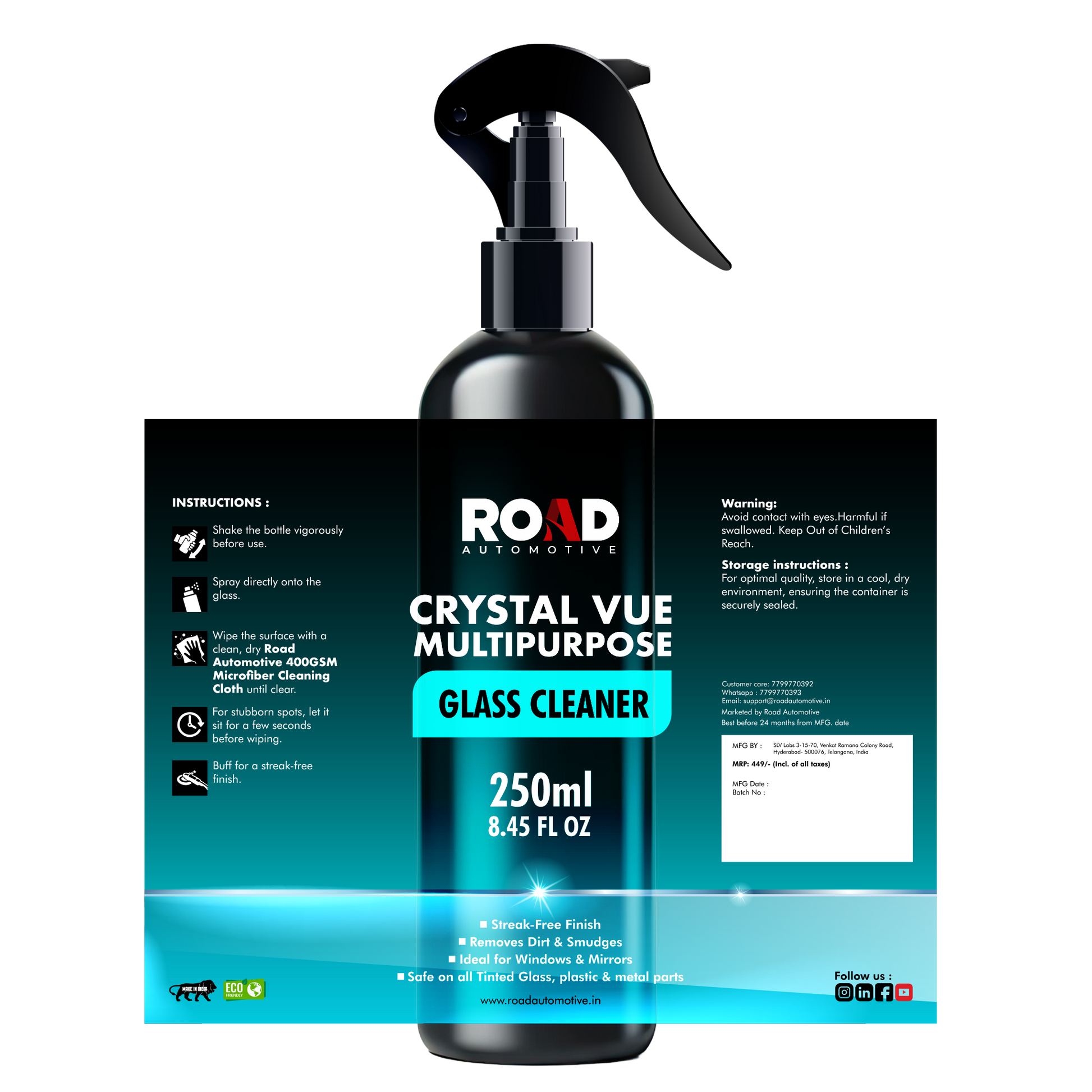 Crystal Vue Glass Cleaner