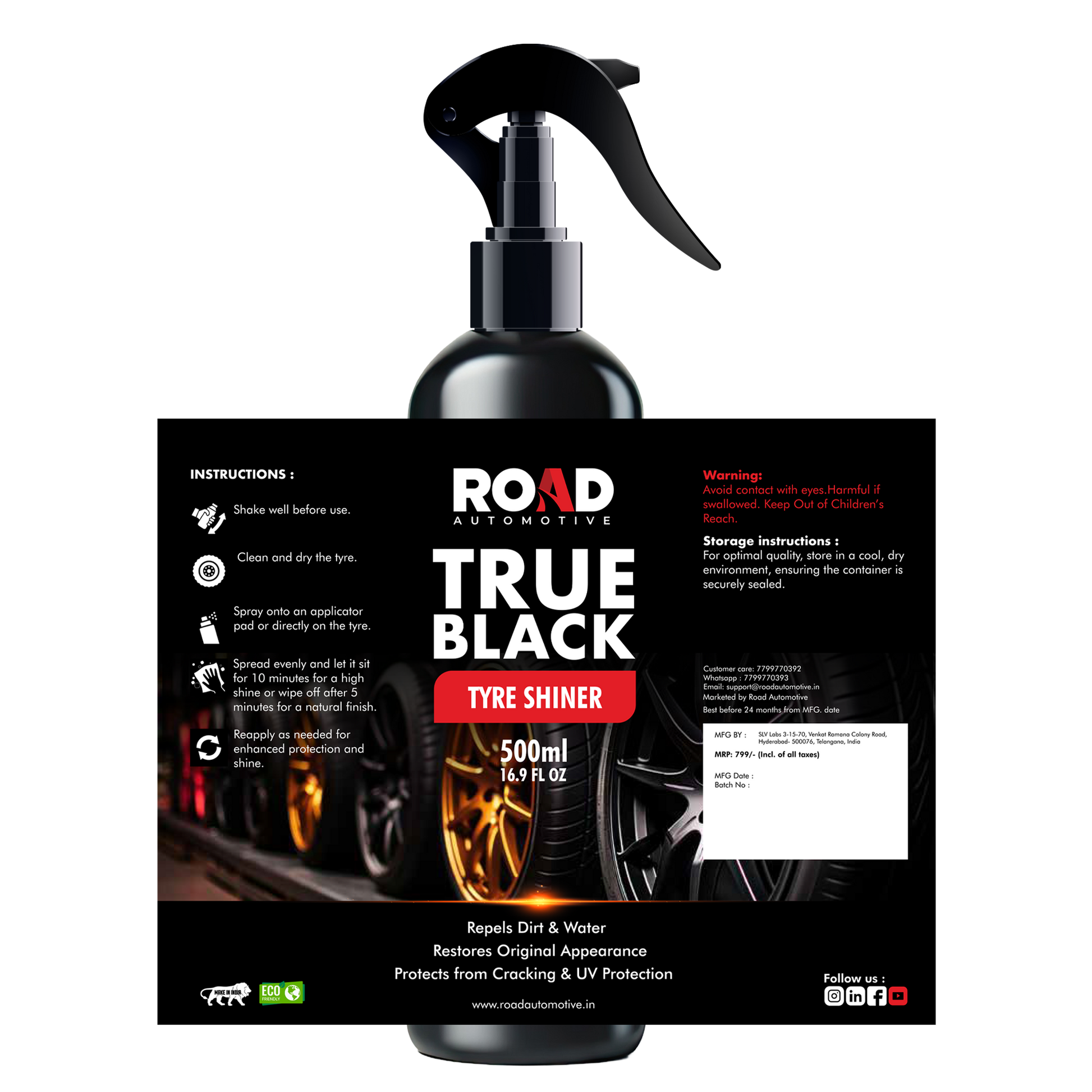 True Black Tyre Shiner