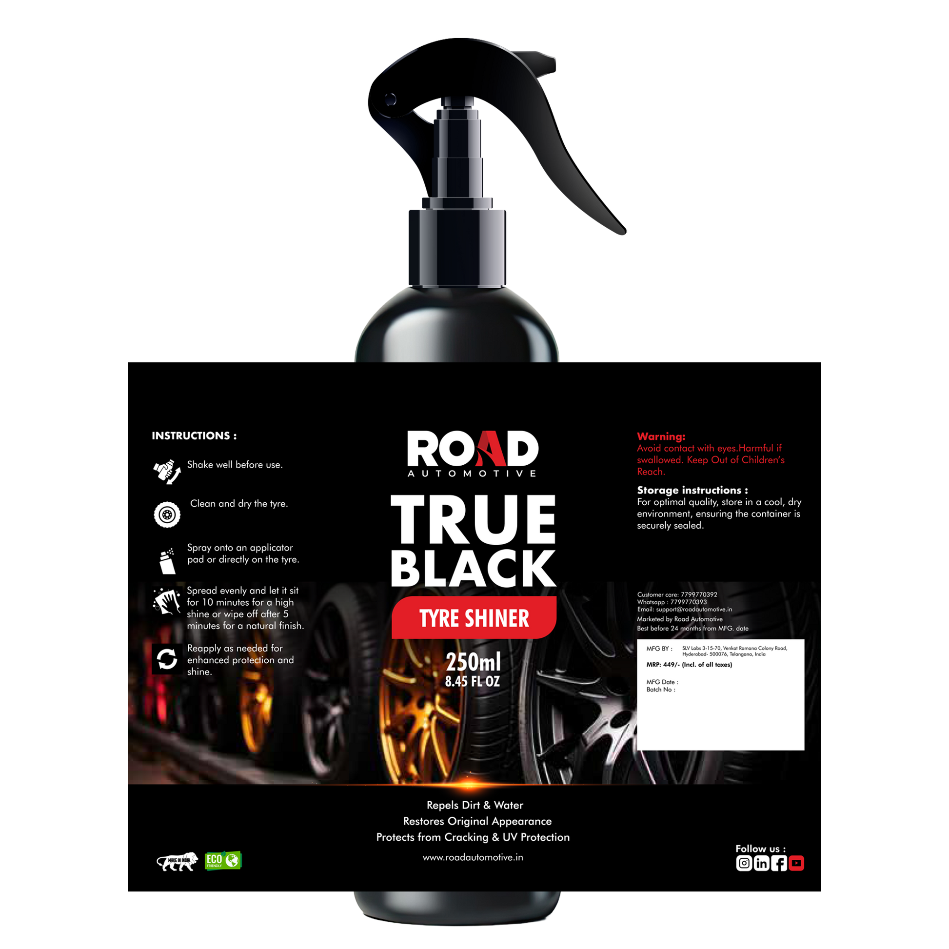 True Black Tyre Shiner